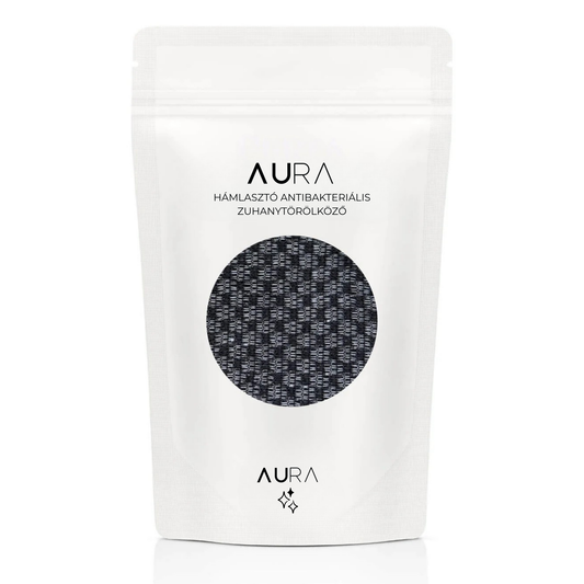 Aura - Antibakteriális hámlasztó zuhanytörölköz